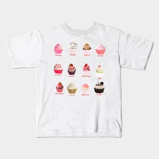 Cupcakes Foodies Kids T-Shirt